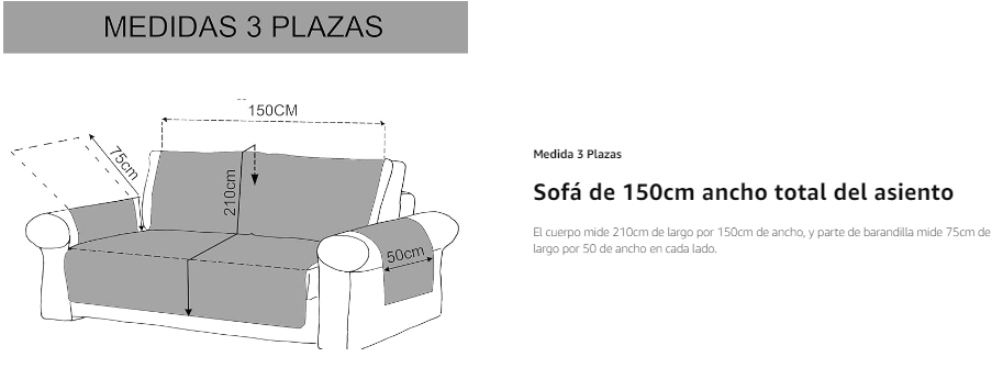 HOME TEXLOVA® | Cubre Sofa - Reversible- Protector Sofá-Acolchado Sofá-Fácil de Limpiar y Transpirable - details 5